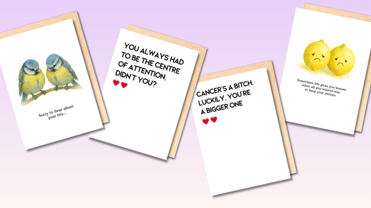 8 honest, funny & cheeky cancer cards that actually say what you mean