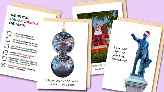 The Unseasoned Guide to South Aussie Christmas Cards: 11 cards to send a bit of local cheer!