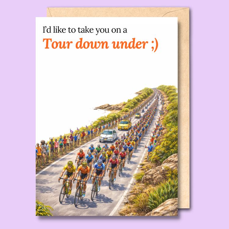 I'd like to take you on a Tour Down Under